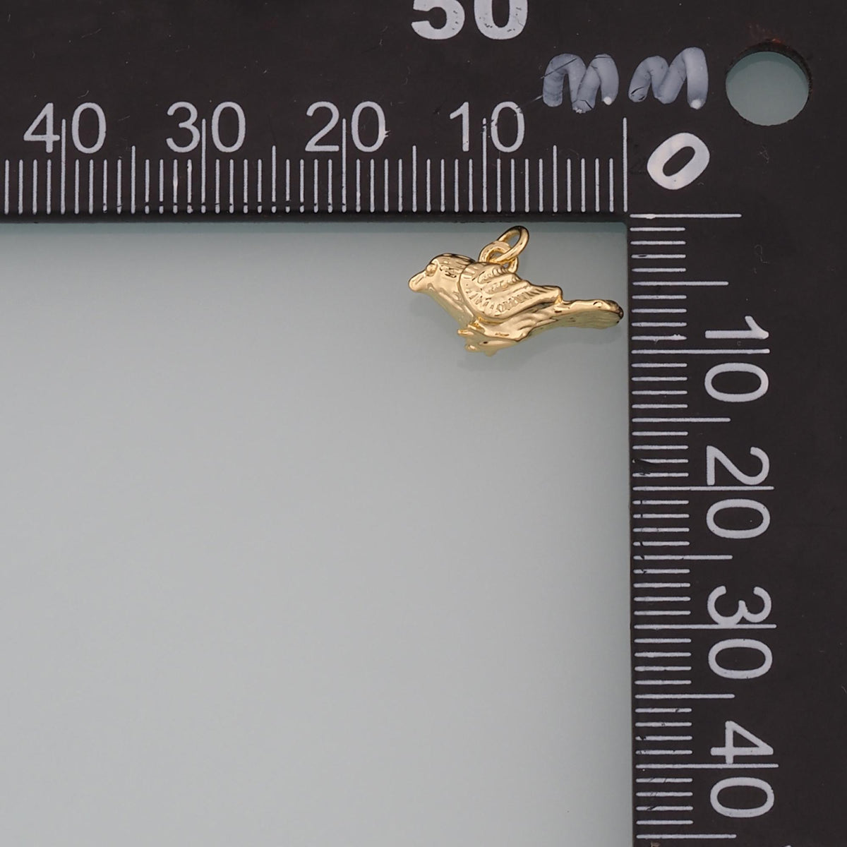 Gold Animal Charms,18K Gold Filled Bird Pendant,Bird Charm Bracelet Necklace for DIY Jewelry Making Supply