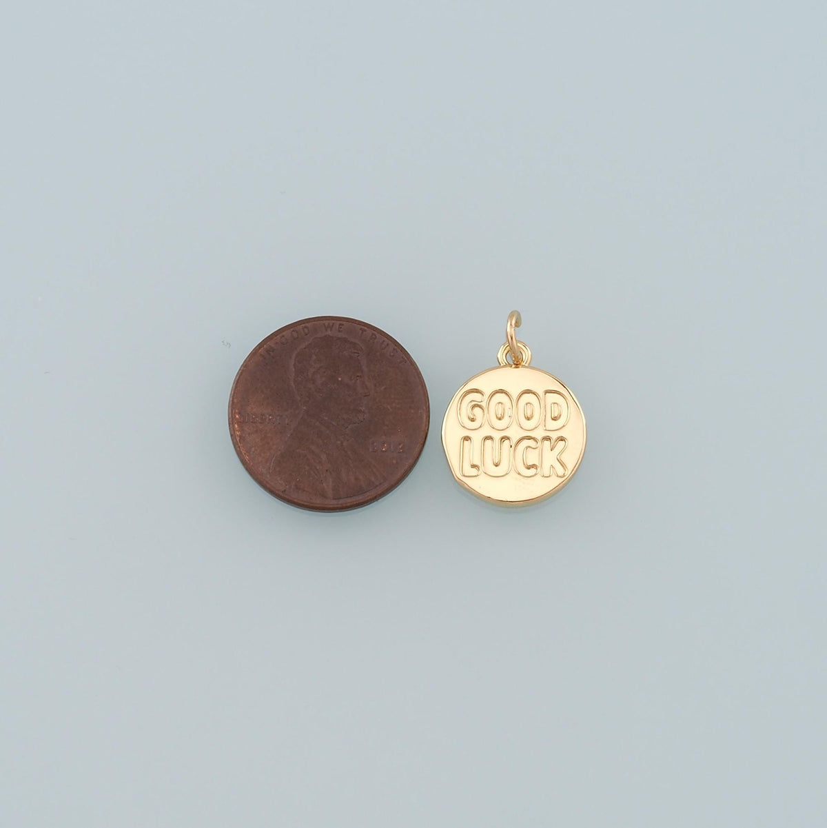 18K Gold Filled Charm Pendant for Jewelry Making