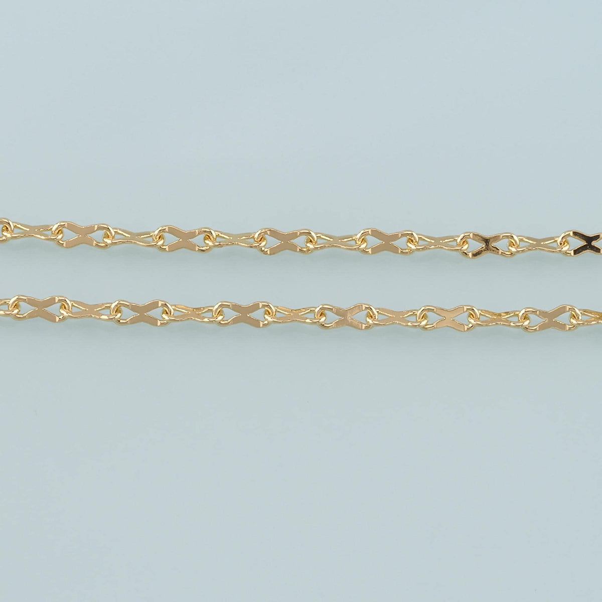 Gold Geometry Chain,18K Gold Filled Geometry Chain for Necklace Bracelet DIY Jewelry Making Supply