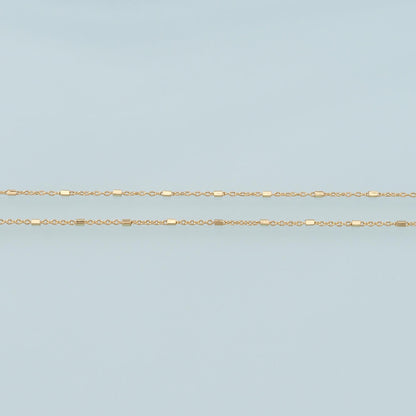 18K Gold Filled Jewelry Chain 3.28 ft, 16.40 ft for Jewelry Making
