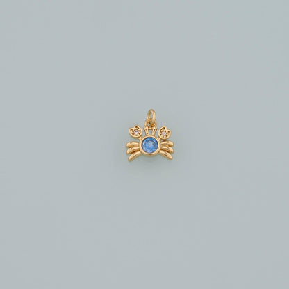 18K Gold Filled Hand CZ Charm Pendant for Jewelry Making