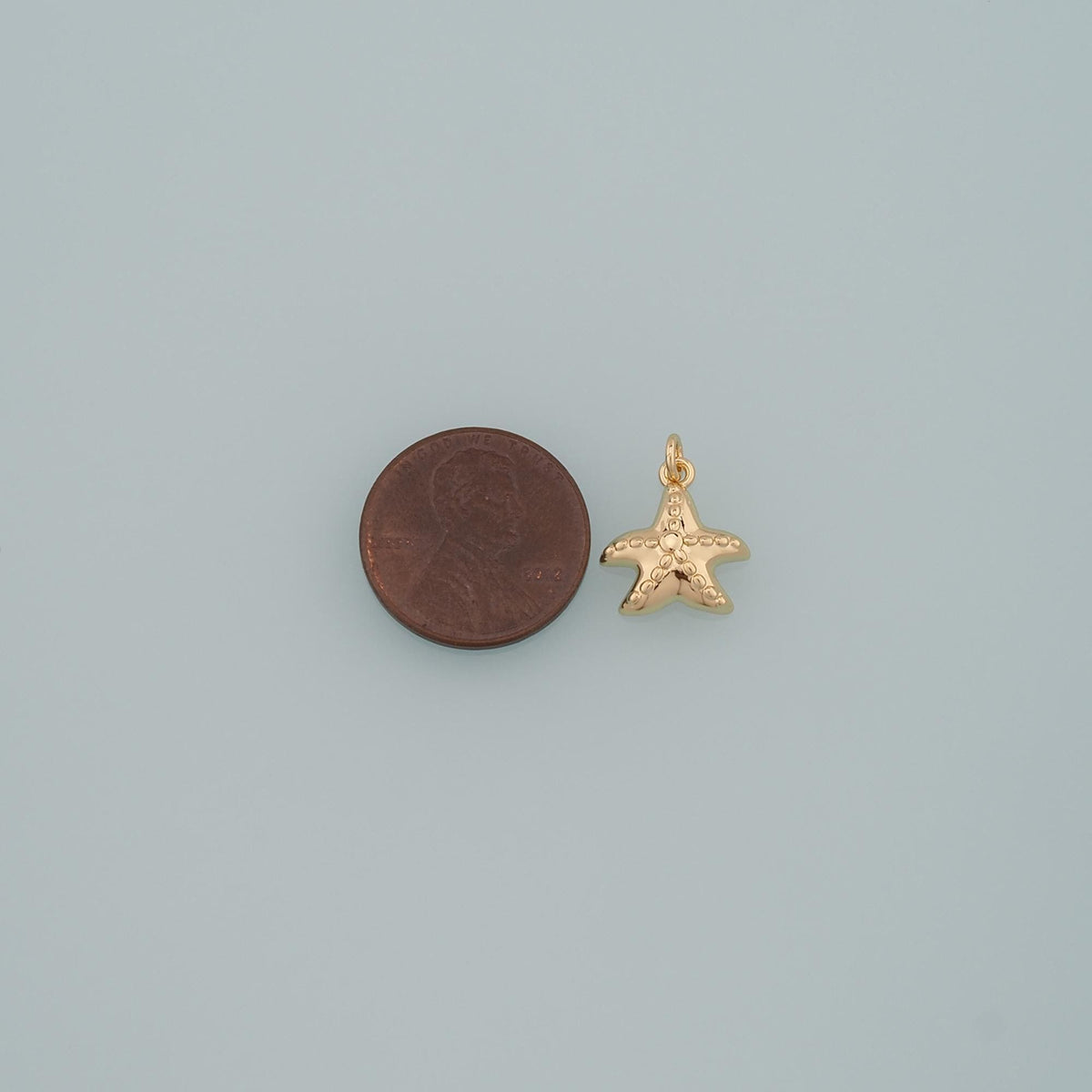 18K Gold Filled Star Charm Pendant for Jewelry Making