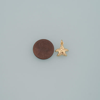 18K Gold Filled Star Charm Pendant for Jewelry Making