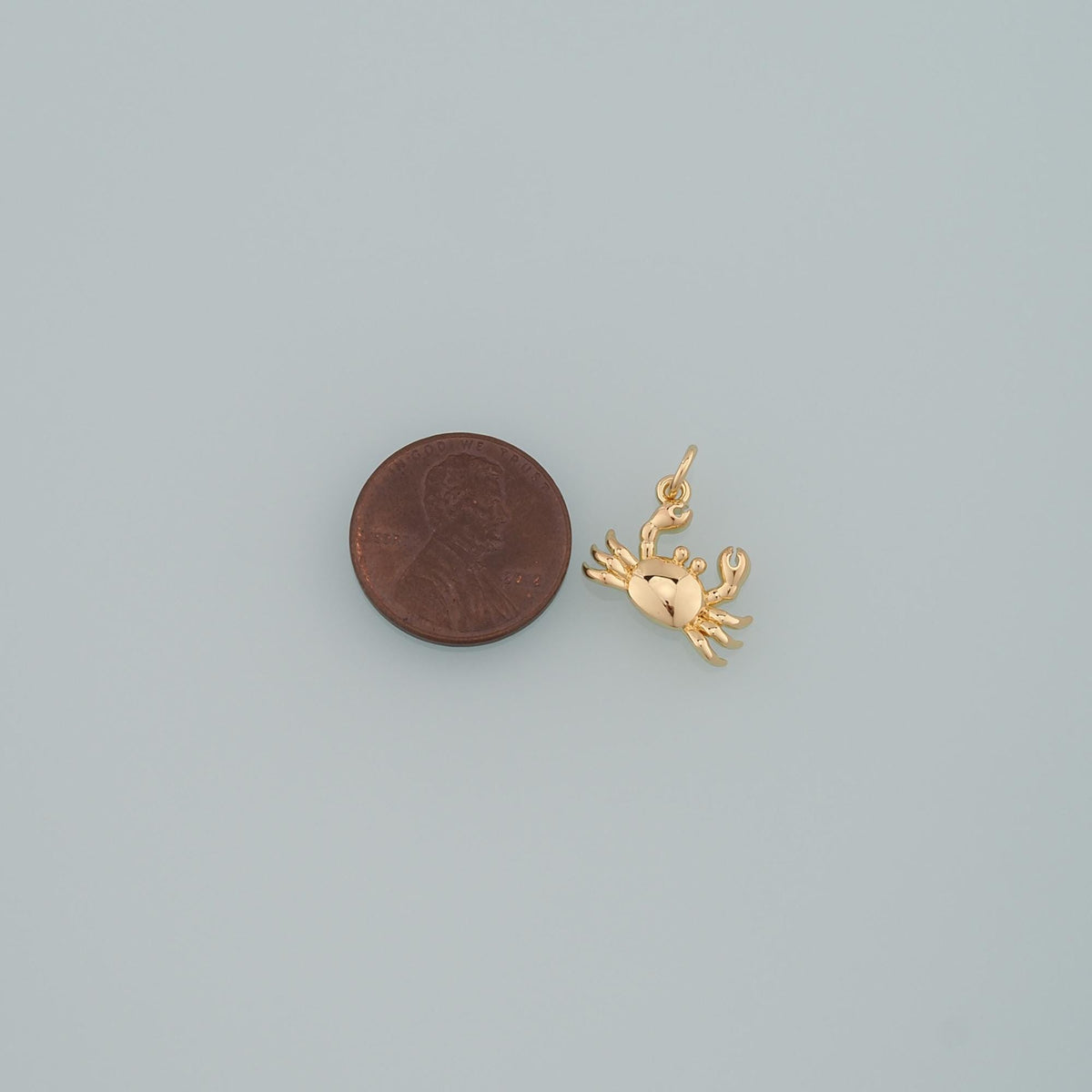 18K Gold Filled Hand Charm Pendant for Jewelry Making