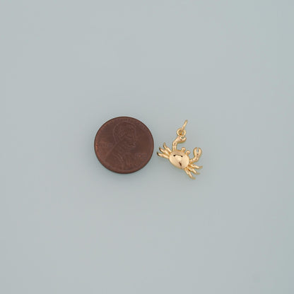 18K Gold Filled Hand Charm Pendant for Jewelry Making