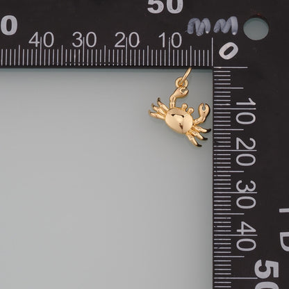 18K Gold Filled Hand Charm Pendant for Jewelry Making