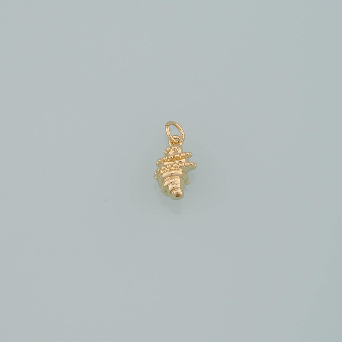 18K Gold Filled Croissant Pendant,Dainty Croissant Charm Bracelet Necklace for DIY Jewelry Making Supply