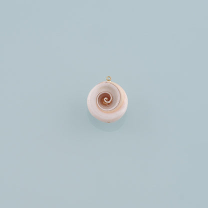 Gold Shell Charms,18K Gold Filled Conch Pendant,Conch Shell Charm Bracelet Necklace for DIY Jewelry Making Supply