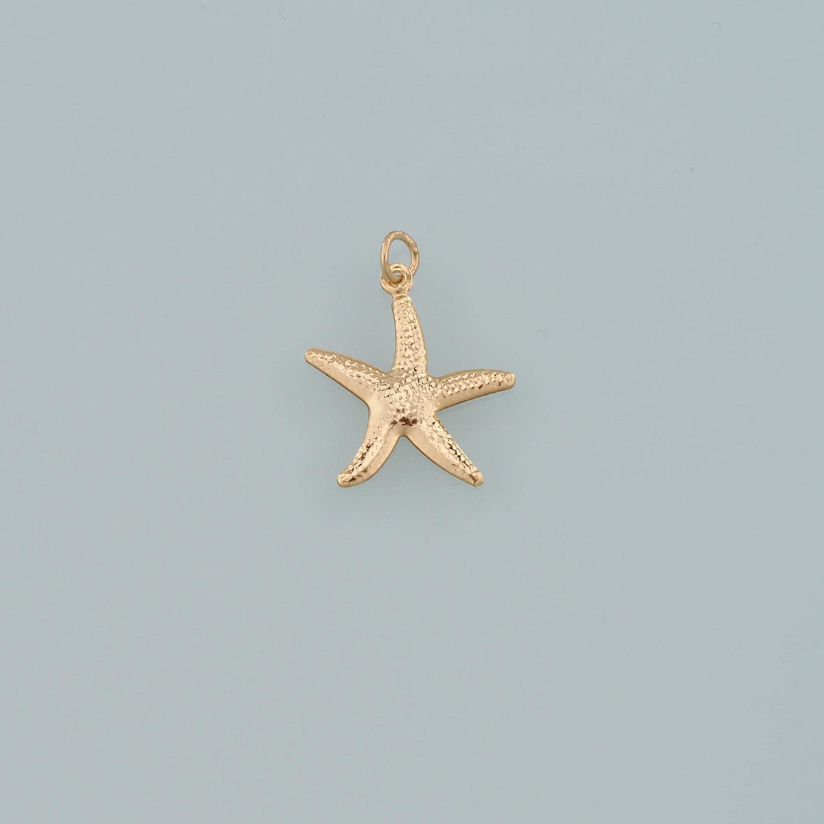 Gold Starfish Charms,18K Gold Filled Sea Star Pendant,Starfish Charm Bracelet Necklace for DIY Jewelry Making Supply