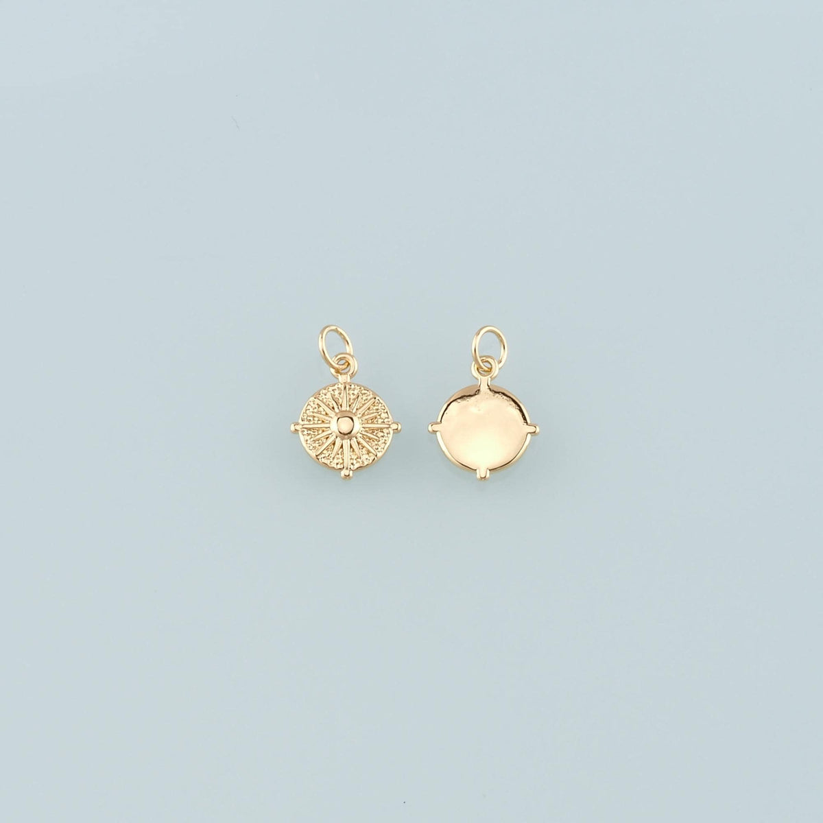 18K Gold Filled Charm Pendant for Jewelry Making