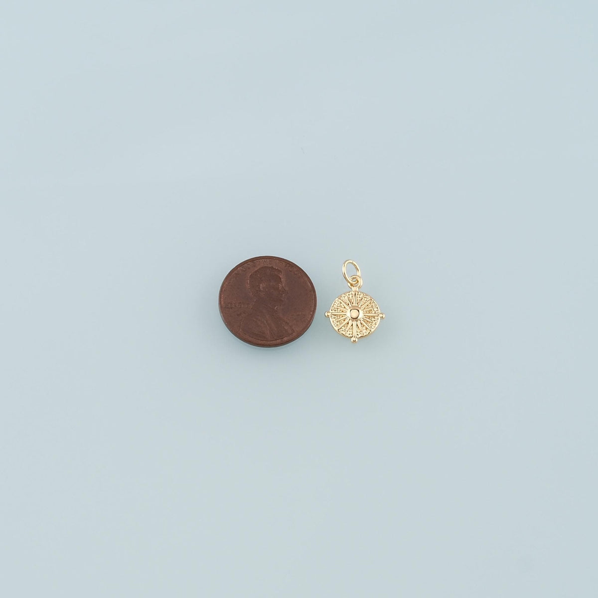 18K Gold Filled Charm Pendant for Jewelry Making