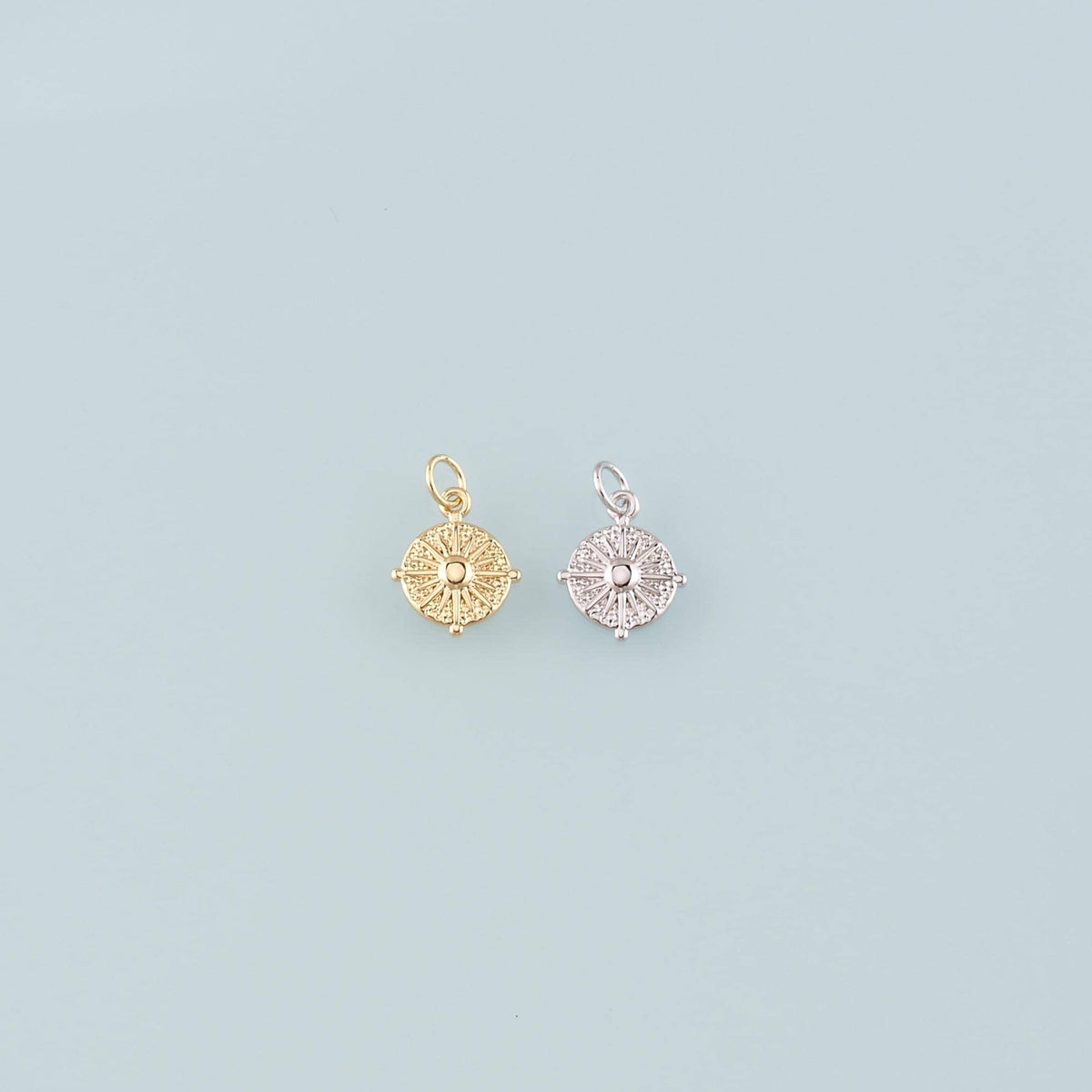 18K Gold Filled Charm Pendant for Jewelry Making