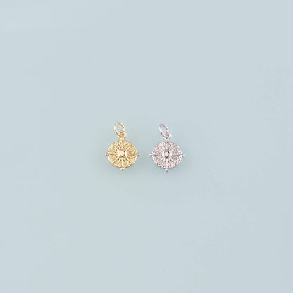 18K Gold Filled Charm Pendant for Jewelry Making