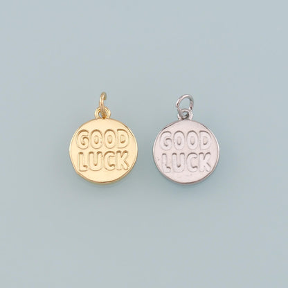18K Gold Filled Charm Pendant for Jewelry Making