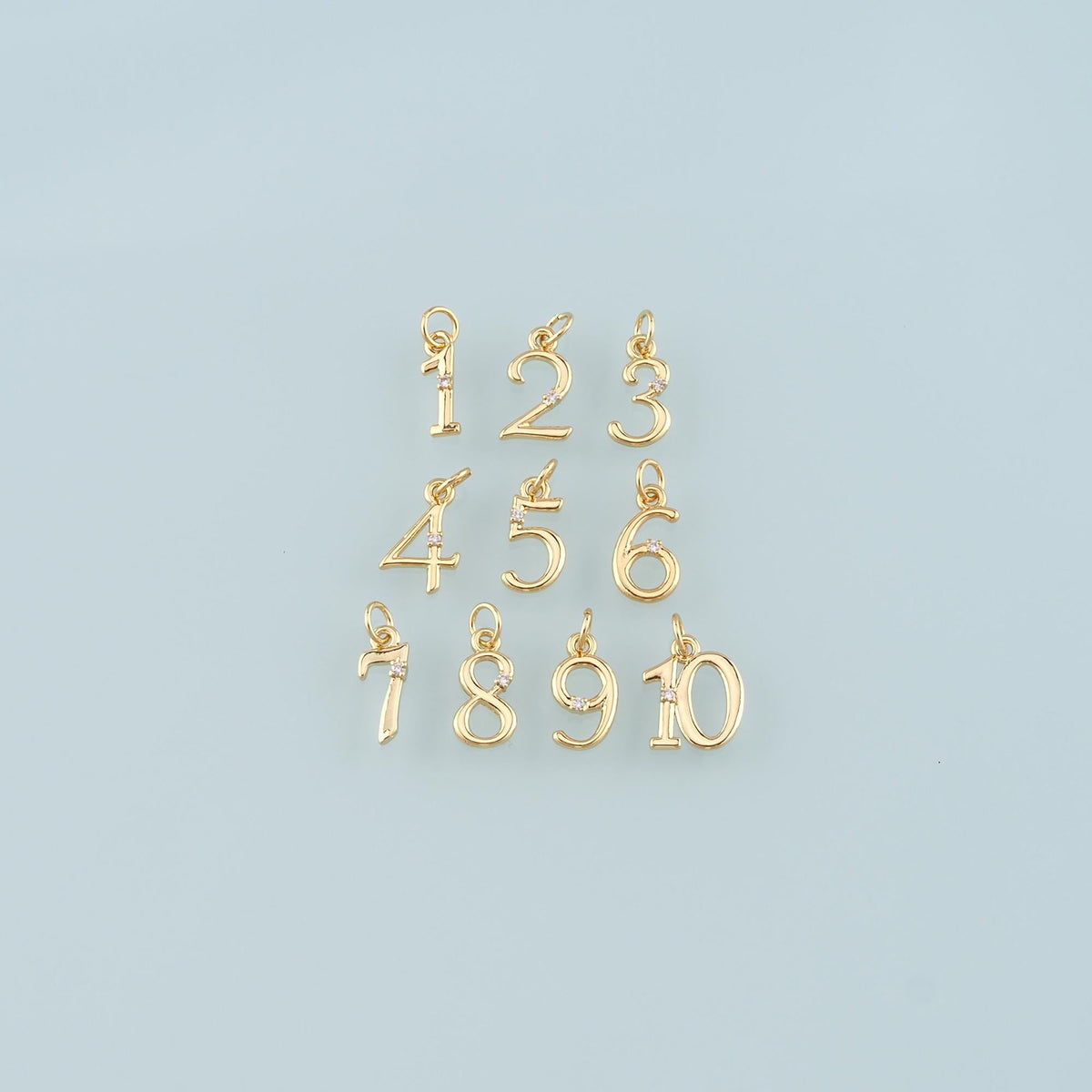 18K Gold Filled Charm Pendant for Jewelry Making