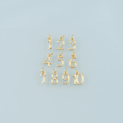 18K Gold Filled Charm Pendant for Jewelry Making
