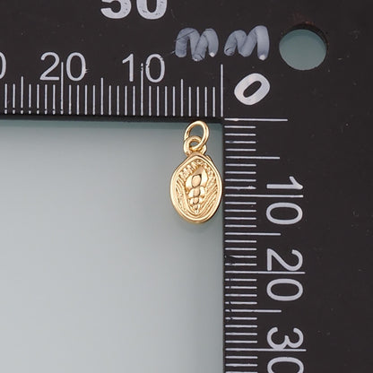 Gold Conch Charms,18K Gold Filled Shell Pendant,Conch Shell Charm Bracelet Necklace for DIY Jewelry Making Supply