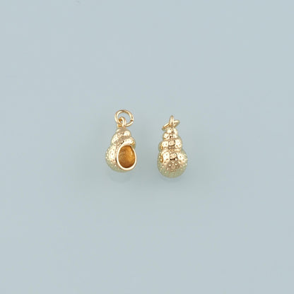 Gold Conch Charms,18K Gold Filled Shell Pendant,Conch Shell Charm Bracelet Necklace for DIY Jewelry Making Supply