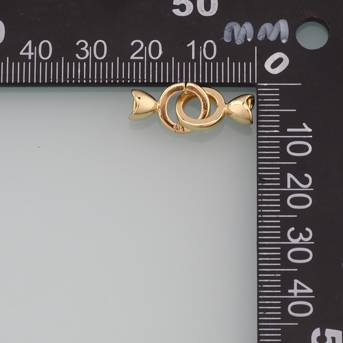 18K Gold Filled Heart Charm Pendant for Jewelry Making