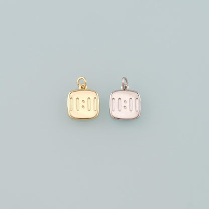 Gold Angel Numbers Charms,18K Gold Filled 11:11 Pendant,Angel Numbers Charm Bracelet Necklace for DIY Jewelry Making Supply