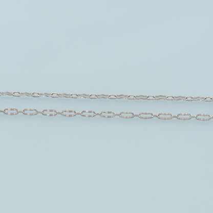 Gold Paper Clip Chain,18K Gold Filled Oval Chain for Necklace Bracelet DIY Jewelry Making Supply 8x4mm