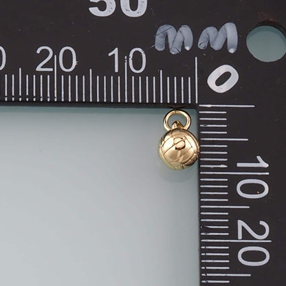 18K Gold Filled Charm Pendant for Jewelry Making