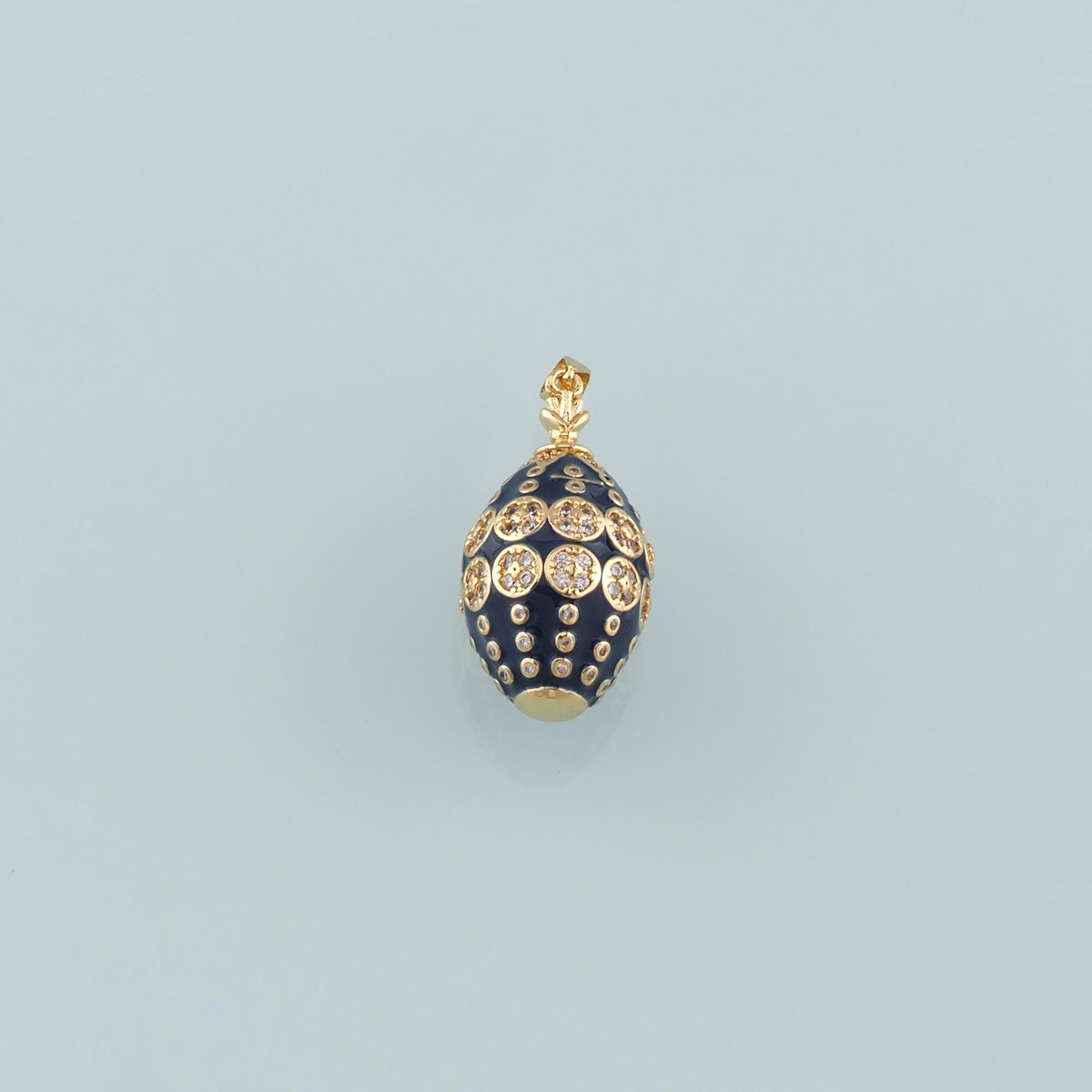 Gold Oval Charm,18K Gold Filled Oval Pendant,Enamel Oval Charm Bracelet Necklace for DIY Jewelry Making Supply