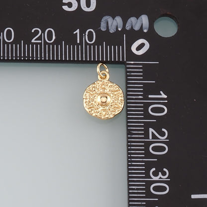 Gold Celestial Charms,18K Gold Filled David Star Pendant,Star Charm Bracelet Necklace for DIY Jewelry Making Supply