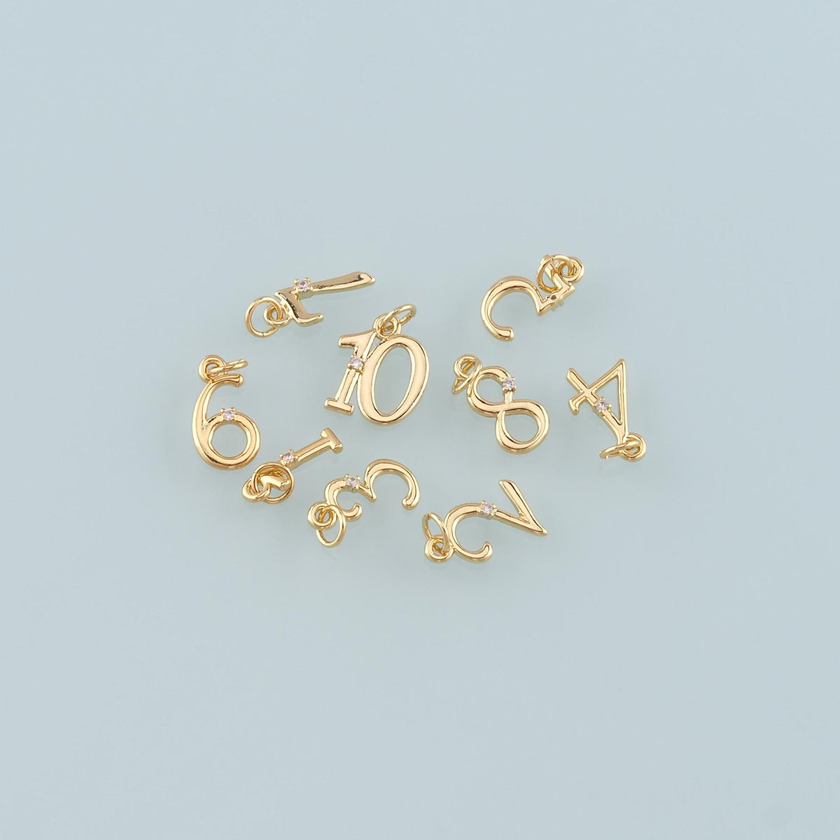 18K Gold Filled Charm Pendant for Jewelry Making