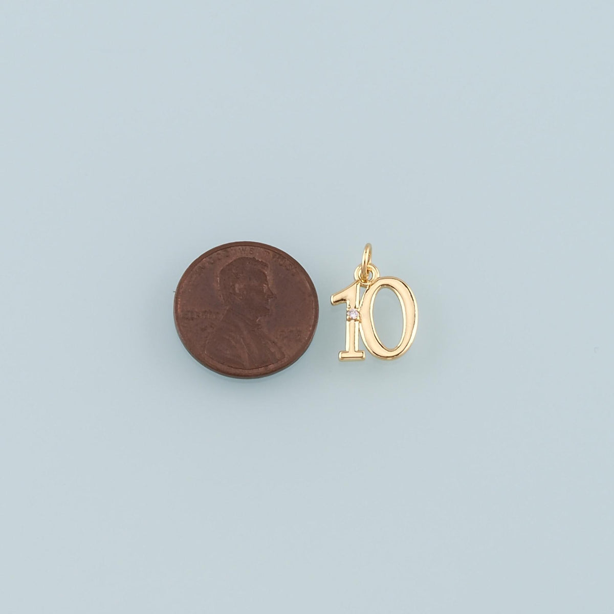 18K Gold Filled Charm Pendant for Jewelry Making