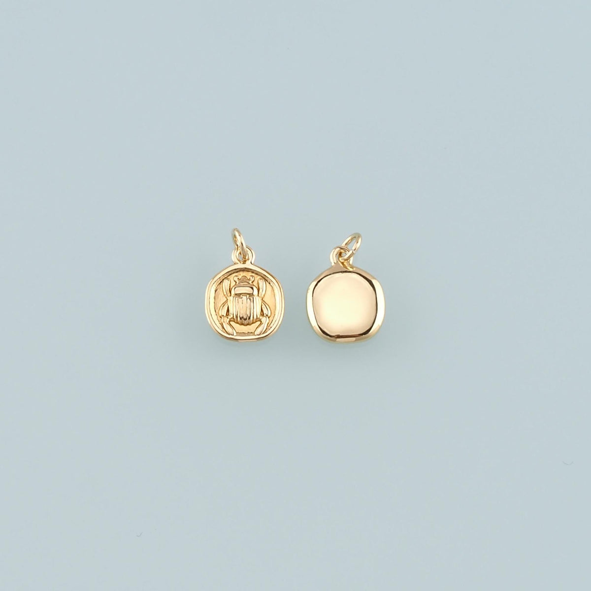 18K Gold Filled Charm Pendant for Jewelry Making