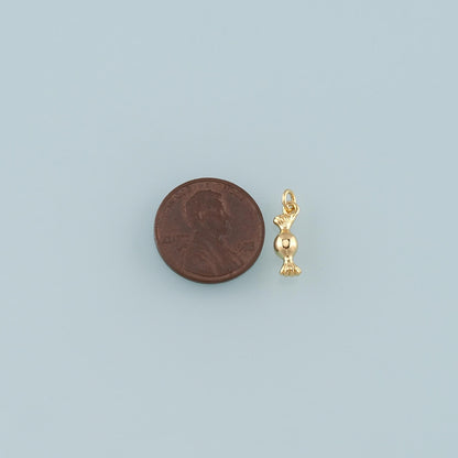 18K Gold Filled Charm Pendant for Jewelry Making