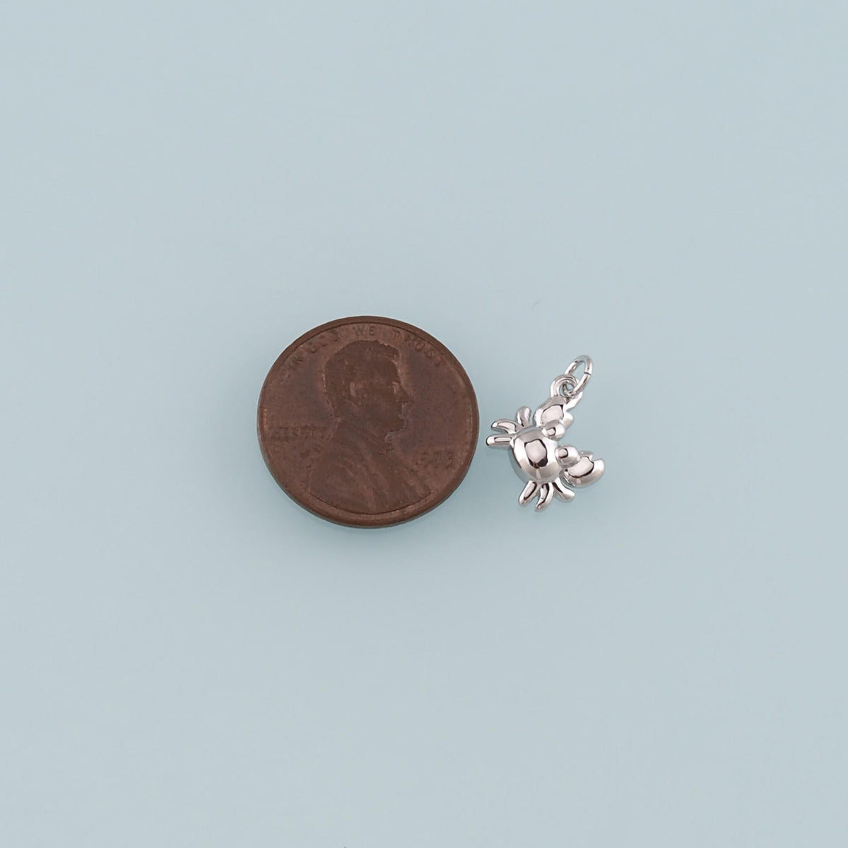 Gold Marine Life Charms,18K Gold Filled Crab Pendant,Crab Charms Bracelet Necklace for DIY Jewelry Making Supply