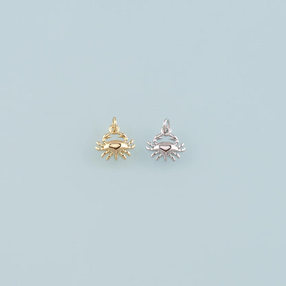 18K Gold Filled Hand Charm Pendant for Jewelry Making