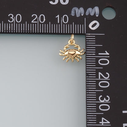 18K Gold Filled Hand Charm Pendant for Jewelry Making