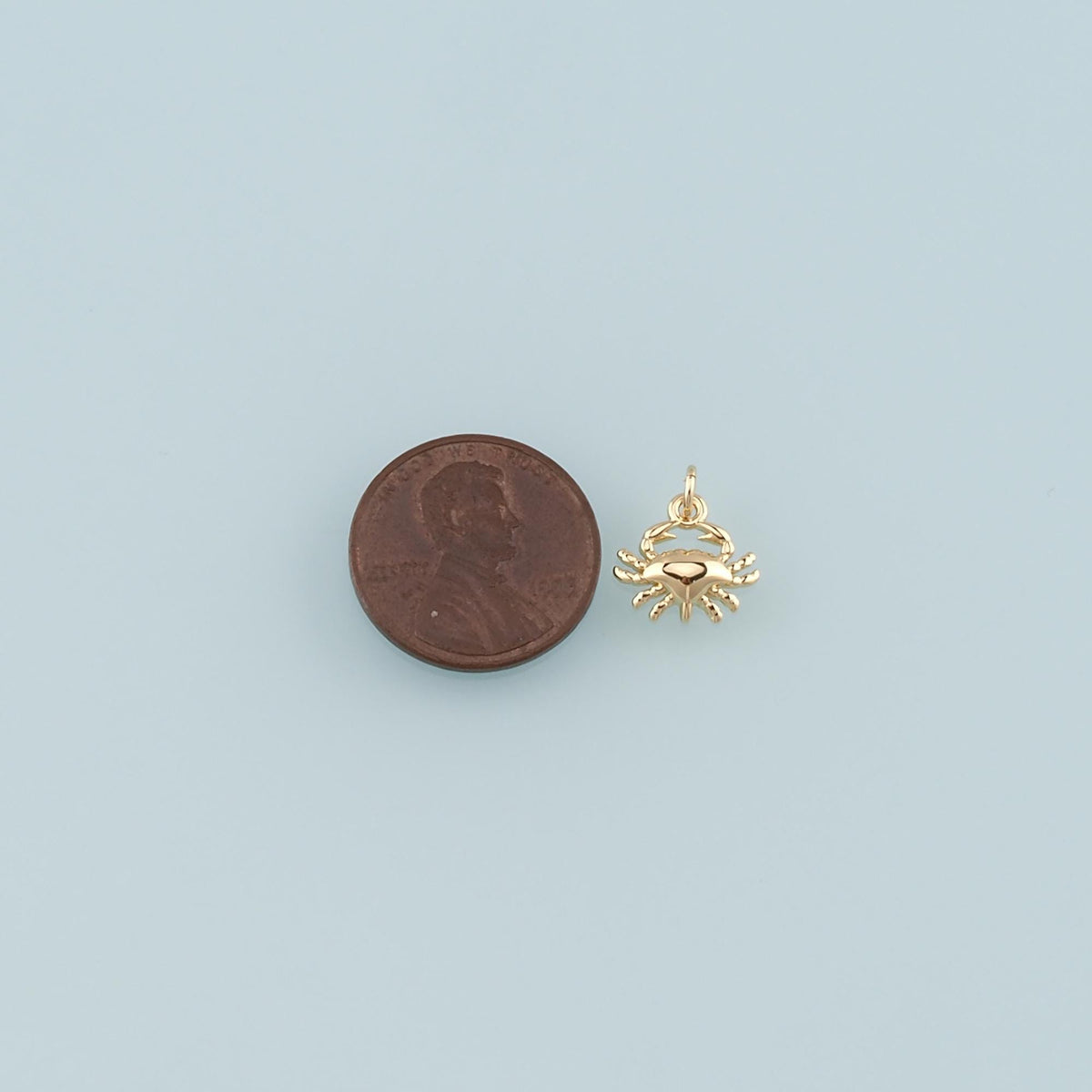 18K Gold Filled Hand Charm Pendant for Jewelry Making