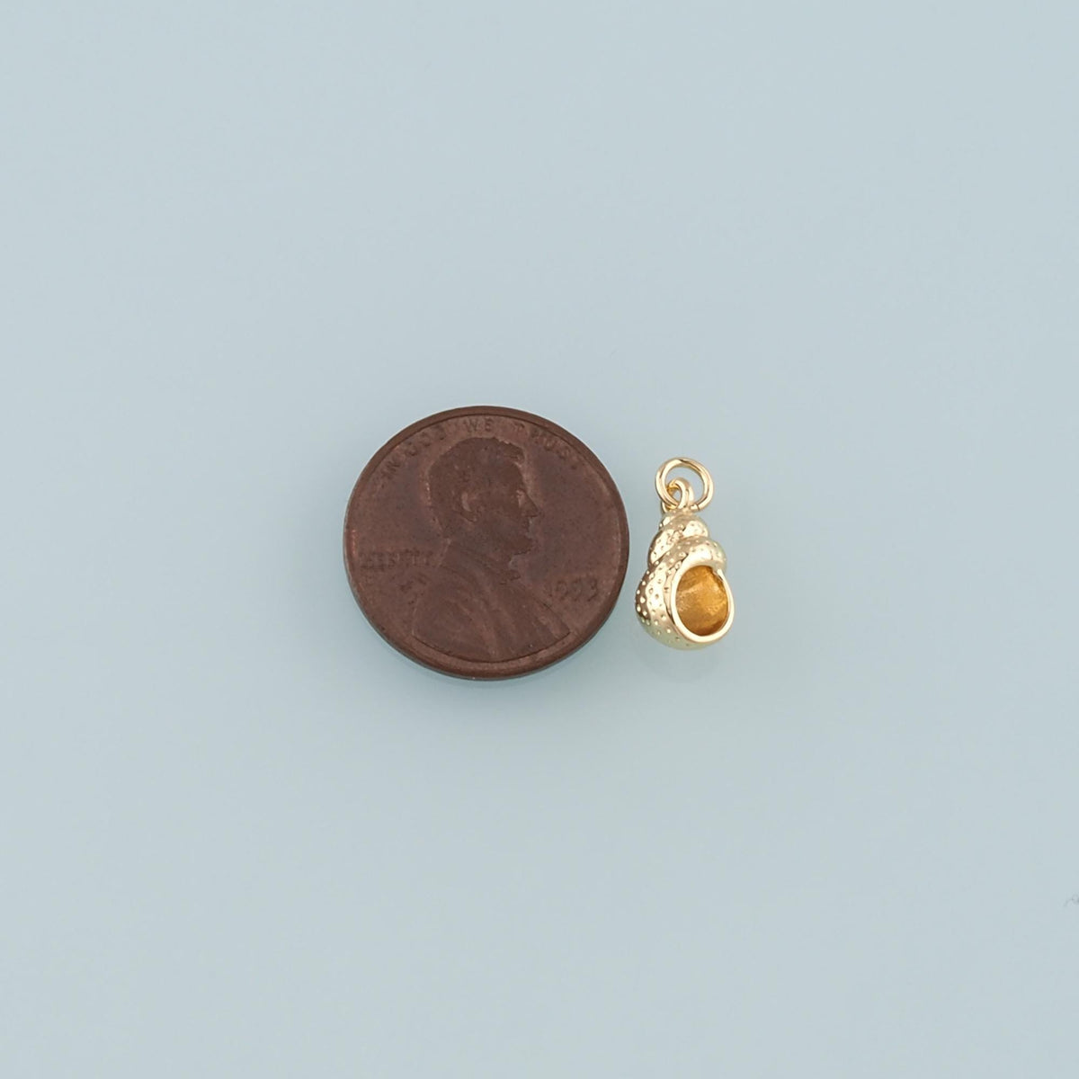 Gold Conch Charms,18K Gold Filled Shell Pendant,Conch Shell Charm Bracelet Necklace for DIY Jewelry Making Supply