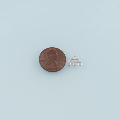 18K Gold Filled Hand Charm Pendant for Jewelry Making