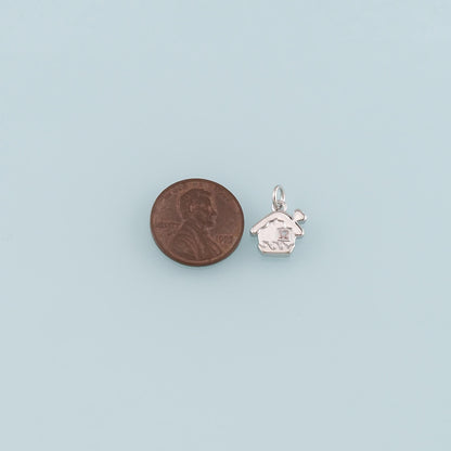 18K Gold Filled Cubic Zirconia Charm Pendant for Jewelry Making
