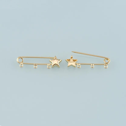 18K Gold Filled Charm Pendant for Jewelry Making