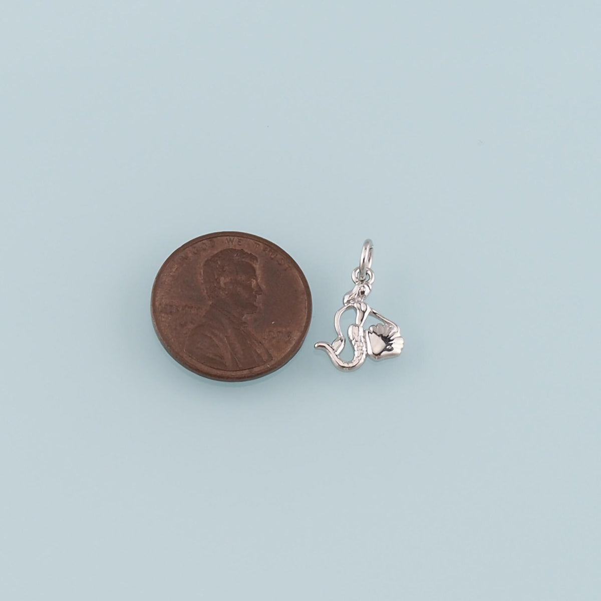 18K Gold Filled Cross CZ Charm Pendant for Jewelry Making