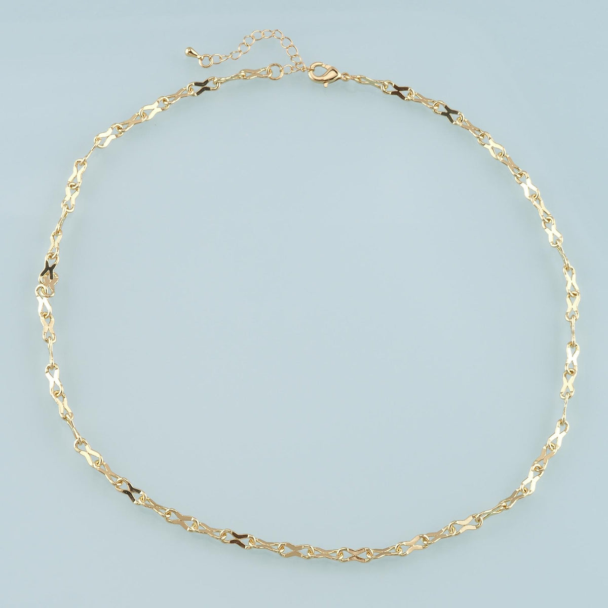 Gold Geometry Chain,18K Gold Filled Geometry for Necklace Bracelet DIY Jewelry Making Supply