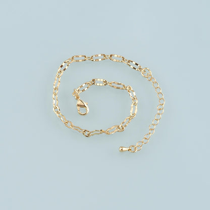 18K Gold Filled Oval Jewelry Chain 2 in for Jewelry Making