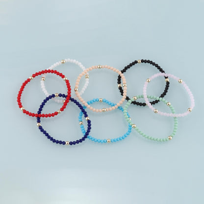 Gold Crystal Chain,18K Gold Filled Natural Stone Bracelet,Semi Finished Bracelets,Bracelets for Jewelry Making