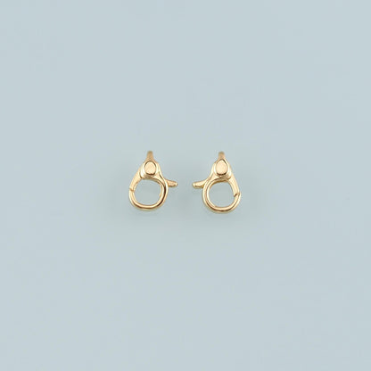Gold Clasp,18K Gold Filled Lobster Clasp Gold Lobster Claw for DIY Jewelry Finding Necklace Bracelet