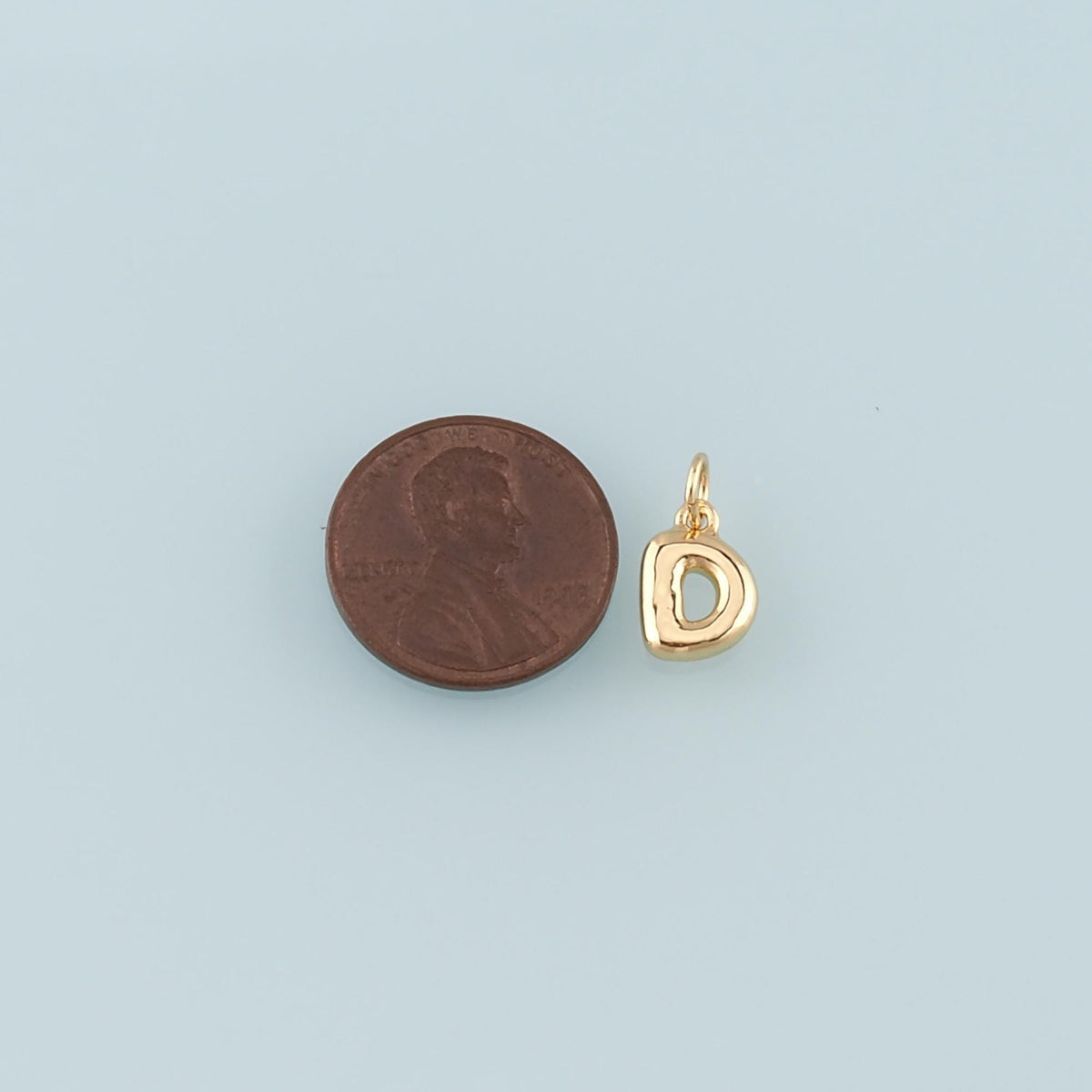 Gold letter Charms,18K Gold Filled letter Pendant,Initial Charm Bracelet Necklace for DIY Jewelry Making Supply