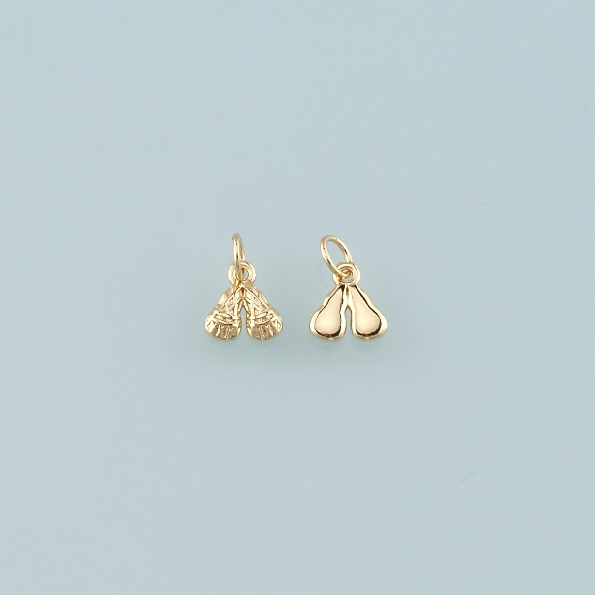 18K Gold Filled Geometry Pendant,Geometry Charm Bracelet Necklace for DIY Jewelry Making Supply