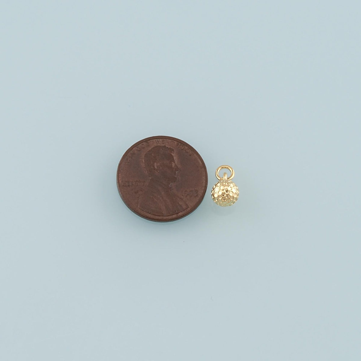 Gold Round Charms,18K Gold Filled Round Pendant,Dainty Round Charm Bracelet Necklace for DIY Jewelry Making Supply
