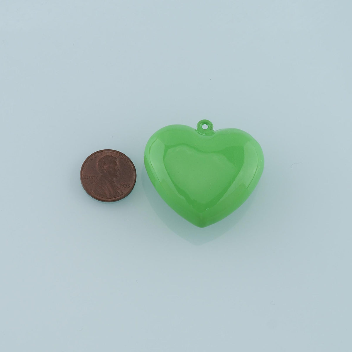 Gold Heart Charms,18K Gold Filled Big Heart Pendant,Enamel Heart Charm Bracelet Necklace for DIY Jewelry Making Supply