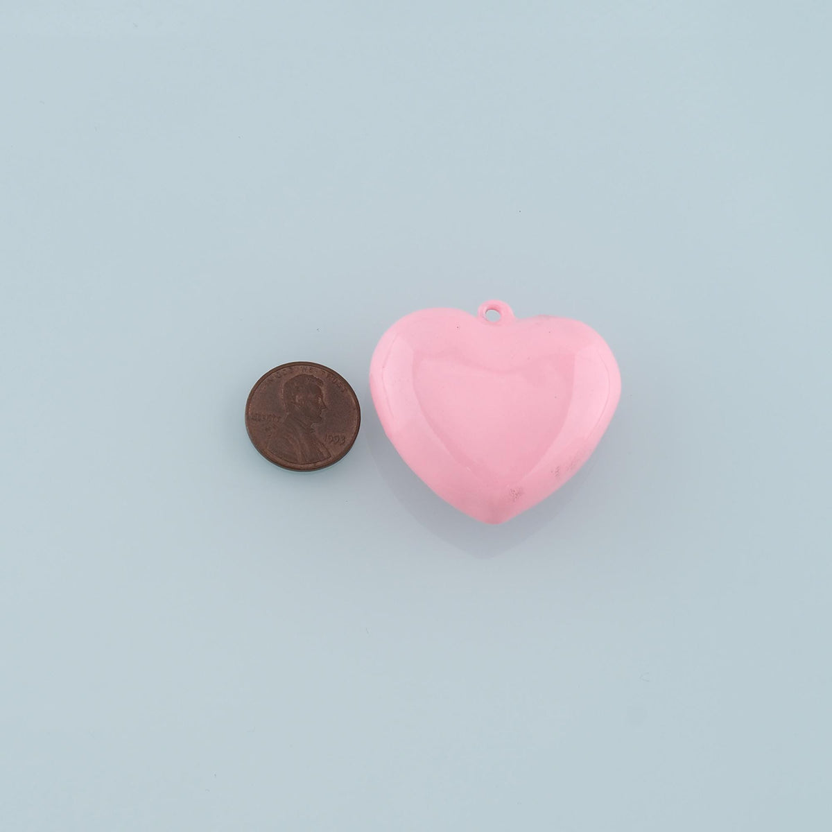Gold Heart Charms,18K Gold Filled Big Heart Pendant,Enamel Heart Charm Bracelet Necklace for DIY Jewelry Making Supply